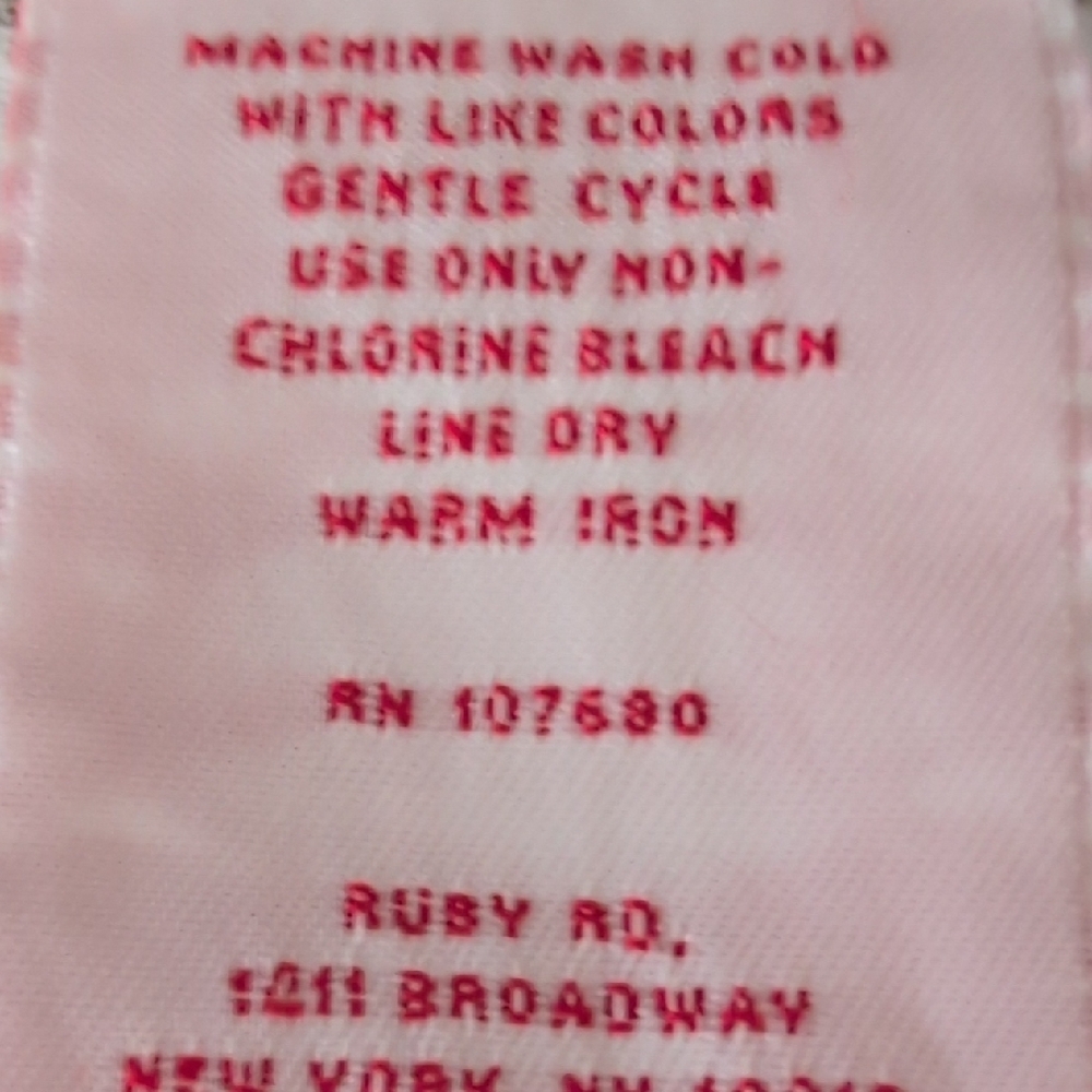 Ruby Rd. White and Gray Patterned Pants - Picture 3 of 7